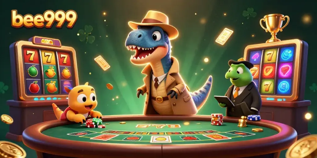 Experience the thrill of casino games with bee999 where animated characters bring blackjack to life amid vibrant action.
