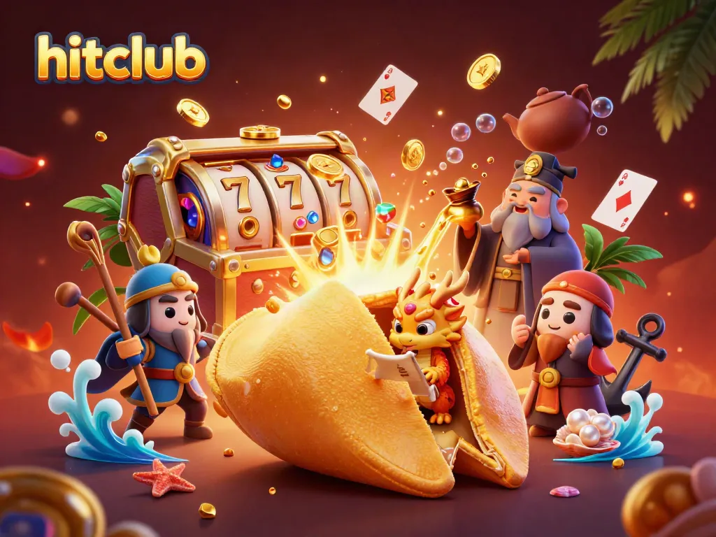 Engage in the thrill of hitclub gaming with vibrant slots and whimsical characters exploding with treasures.