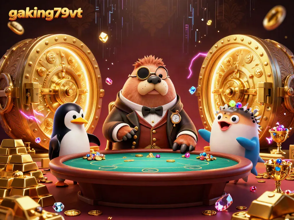 Experience thrilling action at gaking79vt with an underwater poker game featuring unique characters and vibrant treasures.