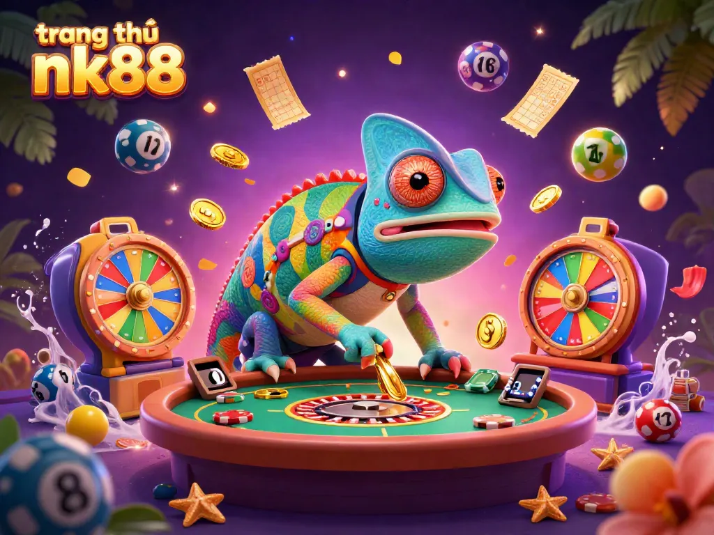 Experience winning with the vibrant activities of trang chủ nk88, featuring a dynamic casino scene.