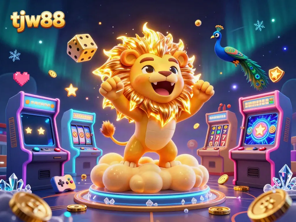Experience thrilling wins with tjw88 at a vibrant online casino, featuring exciting 3D game elements.