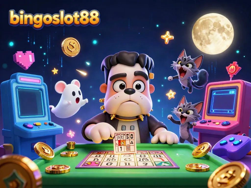 Bingoslot88: Menang dalam permainan bingo dengan bulldog Frankenstein yang lucu dan mendebarkan.