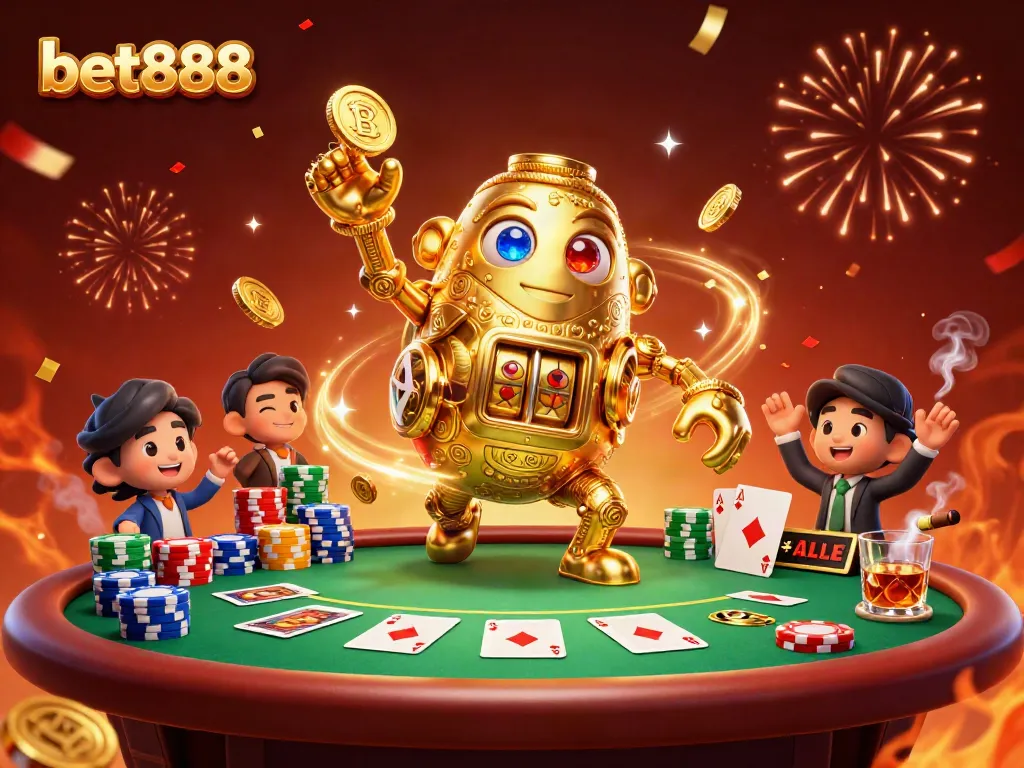 Spin the reels of luck with bet888's dynamic games and vibrant casino atmosphere.