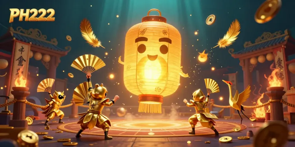 Engage in thrilling gaming experiences at PH222 with vibrant characters and dynamic casino elements.