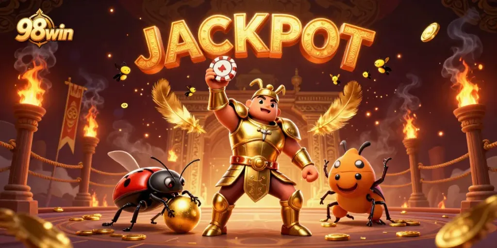 Engage with 98win by playing slots filled with exciting jackpot rewards and vibrant 3D illustrations.